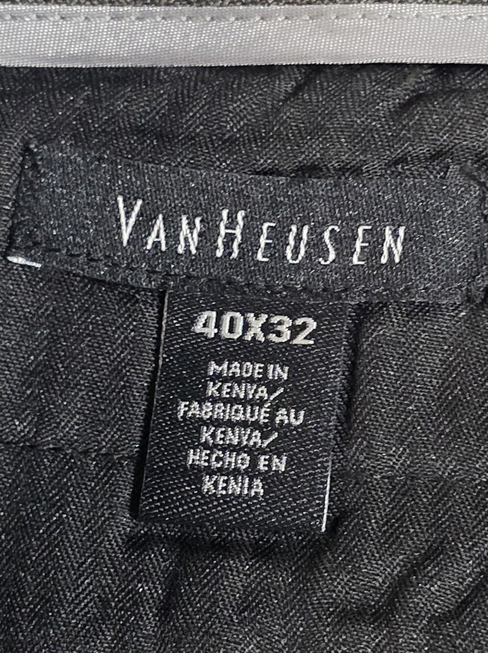 Van Heusen Straight Fit Flat Front Mens Size 40 X 32 Dress Pants in Brown - Picture 8 of 16